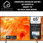 Samsung Neoqled QN70H 4K Vision Ai Smart Tv - 65 Inch 2026 Model