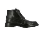 Laceup Brogue Boot -black