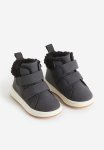 Warm-lined Hi-top Trainers - Grey