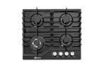 4 Burner Glass Top Gas Hob With Battery Ignition And Gas Kit