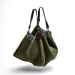Milan Olive Canvas Tote Bag - Olive