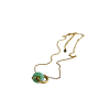 Elegant And Stylish Jade Necklace Donut Pendant For Women