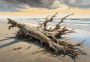 Canvas Wall Art - Driftwood Artwork