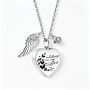 Necklace Heart Wings Ashes Keepsake Cremation Memorial Urn