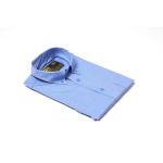 100% Cotton Short Sleeve Formal Shirt - Sky Blue - L
