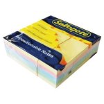 Sellonote 5 Assorted Sticky Notes Pastel 250 Sheets 75 X 75MM