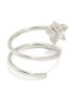 Surgical Steel Cubic Zirconia Flower Belly Bar