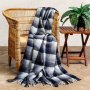 Top Check Dove/steel - 150 X 160 Cm
