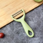 1 4 12PCS Fruit Peeler Vegetable Peeler Creative Peeler Stainless Steel Peeler Potato Peeler Kitchen Peeler For Melon Pear Carro