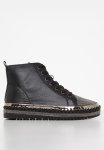 Footwork Nalli Lace Up Boot - Black