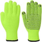 Pioneer Touch RIGGER147 Premium Cow Grain Leather Reinforced Palm With Breathable Black Mesh Back