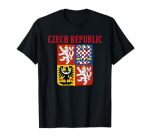 Czech Republic Coat Of Arms T-Shirt Czech Pride Shirt T-Shirt