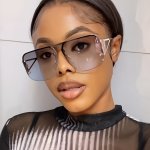 Vintage Classic Half Frame Glasses Metal Gradient Fashion Glasses Women Men Outdoor Travel Party