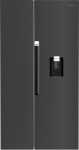 Defy 555L Naturelight Side By Side Fridge Dark Inox DFF647