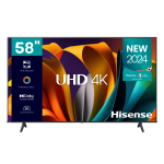 Hisense 58 Inch A6N Series Uhd Smart Tv - Resolution 3840 X 2160 Static Contrast Ratio 5000:1 Viewing Angle Horiz / Vert Degrees 178/178