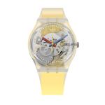 Clearly Yellow Striped Watch GE291