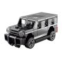 Pull Back Suv Building Block Toy Car - Black & Silver