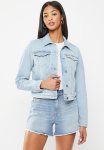 Guess Doria Jacket - Light Pacific Wash