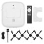 White Intelligent Automatic Floor Dust Sweeper With Remote Control
