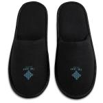 Be Our Guest Linen Slippers