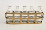 Glass Vase Bottles Stand – 19X39CM