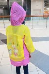 Children’s Hooded School Bag Raincoat For Kids 4 To 13 Years