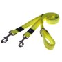 Rogz Pet Products Rogz Utility Large 20MM Fanbelt Multi-purpose Dog Lead - Dayglo Yellow Reflective