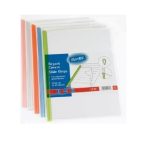 Bantex A4 Transparent Pp Covers. 6MM Slide Grips In