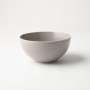 - Embossed Lines Cereal Bowl Choose From 5 Colours - Light Grey