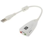 Steel Series 5H V2 USB 7.1 Channel Sound Adapter External Sound Card White