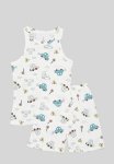 PoP Candy Printed Pj Set - White
