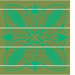 Khotso - Ntjhe Poone Emerald corn natural - 155 X 165 Cm