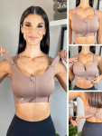 Seamless Flexi Meduim Impact Bra - Nude - 2XLARGE