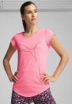Puma Performance Heather Cat Tee W - Sunset Glow Heather