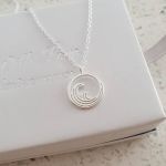 C1139 - 925 Sterling Silver Wave Necklace