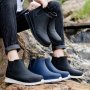 Men's Rain Boots Wear-resistant Waterproof Non-slip Rain Shoes For Outdoor Working Fishing