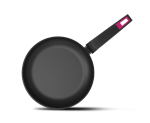 Taurus Frying Pan Forged Aluminium Black 24CM "best Moments - 980935