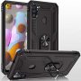 Phone Case For Samsung Galaxy A11 Case With Ring Holder Stand Women Men Thin Friendly Grip Heavy Duty Armor SAMSUNGA11 GALAXYA11 A11CASE A 11