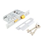 Jaguar Lock Body 4LEVER Chrome Plated Sabs Clam