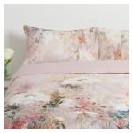Microfibre Blush Floral Duvet Cover Set