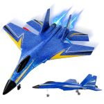 Larirob Rc Plane Remote Control Glider Airplanes 2.4 Ghz Remote Control Airplane With Auto Balance Gyro With Light Strip Beginne