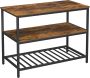 Rustic Industrial Kitchen Island Work Table