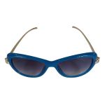 Modern Polarized Fashion Blue Plastic Frame Shades Eyewear Sunglasses