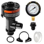 98209800 Manual Air Relief Valve Assembly With Pool Filter Pressure Gauge Compatible With Pentair Pressure Relief Valve Fit For