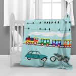Transport Minky Blanket