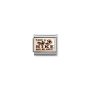 Composable Hike & Be Happy Plates 9K Rose Gold