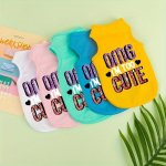 Pet Cooling Vest Summer Breathable Ice Silk Anti-heat Dog Cat Clothing Cute Printed Sleeveless Apparel For Small Animals Assorte