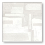 Beige And White Abstract Painting Wall Art Canvas 1000 X 1000