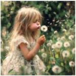 Stretched Canvas Dandelion Dream