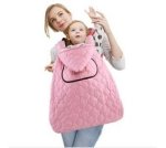 Baby Carrier Quilted Cover Blanket - Style 2 - Pink